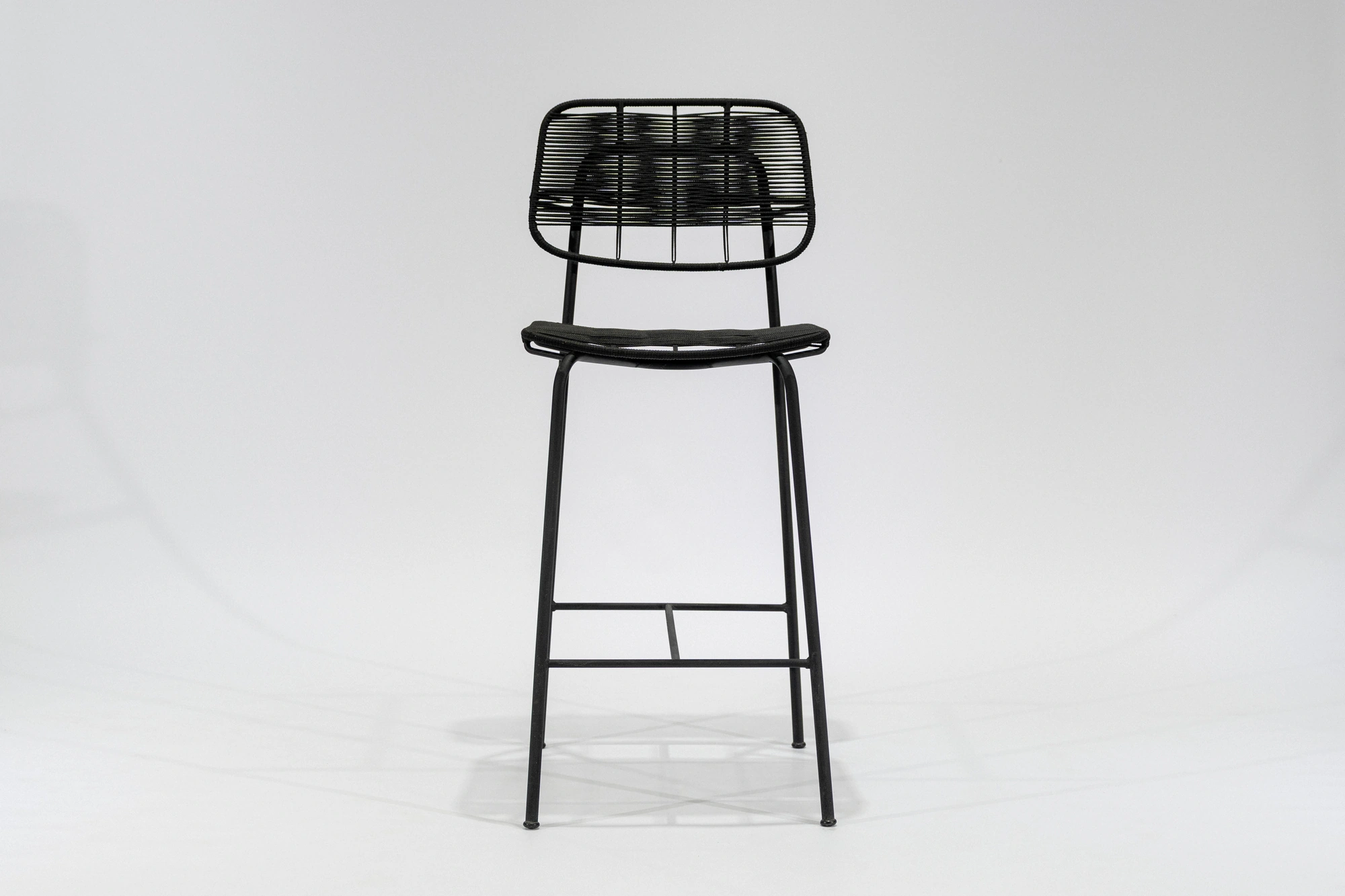 Banqueta «Serpia» Soga – Negro