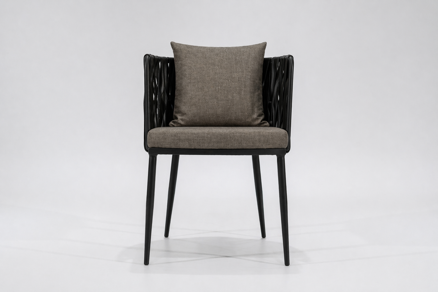 Silla de Comedor «Trama» – Gris grafito