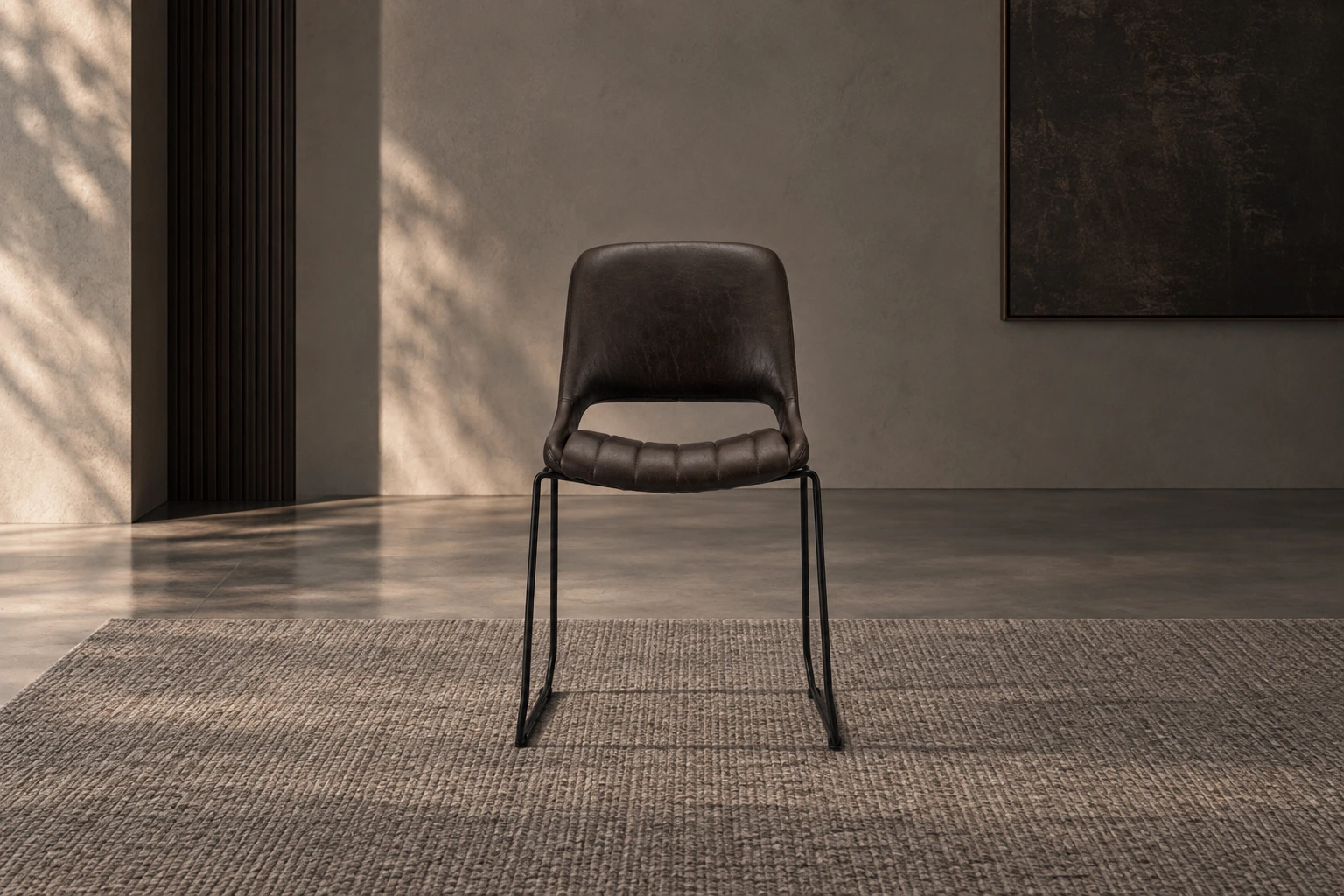 Silla de Comedor «Veta» – Marrón chocolate - Alt