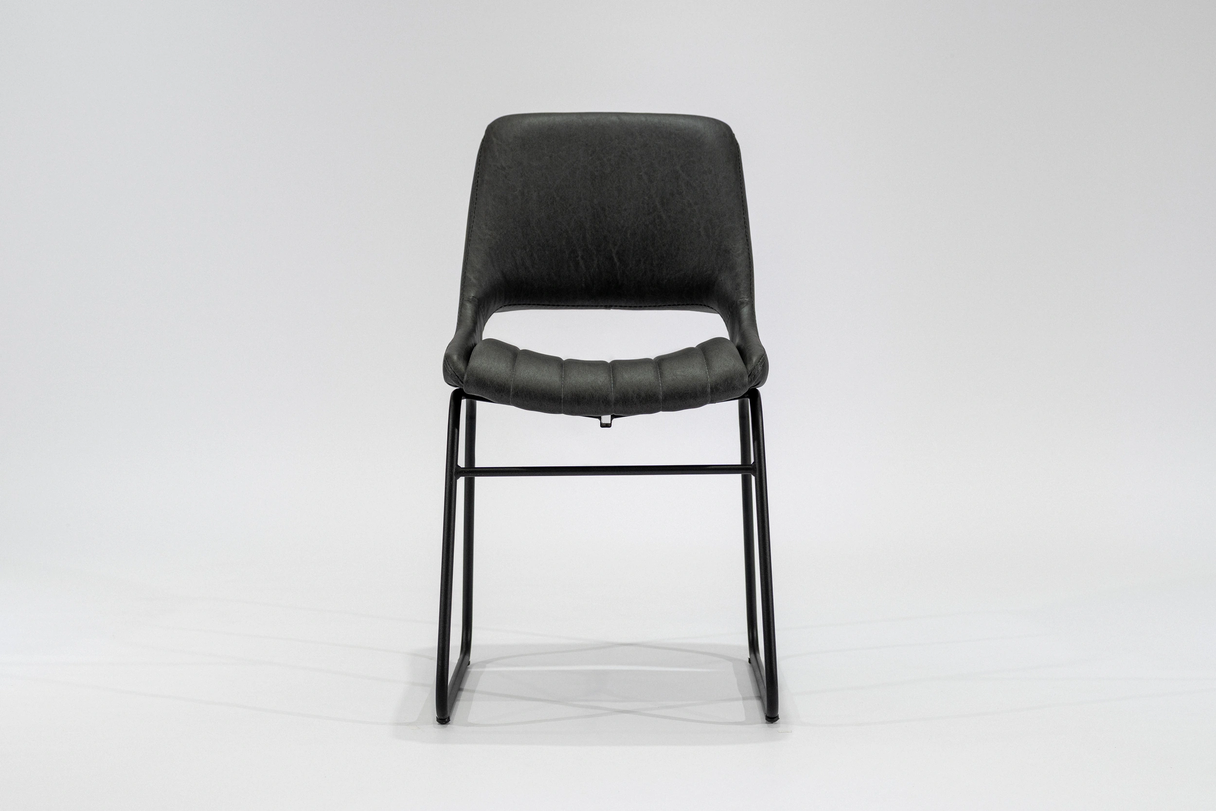 Silla de Comedor «Veta Minimal» – Gris oscuro
