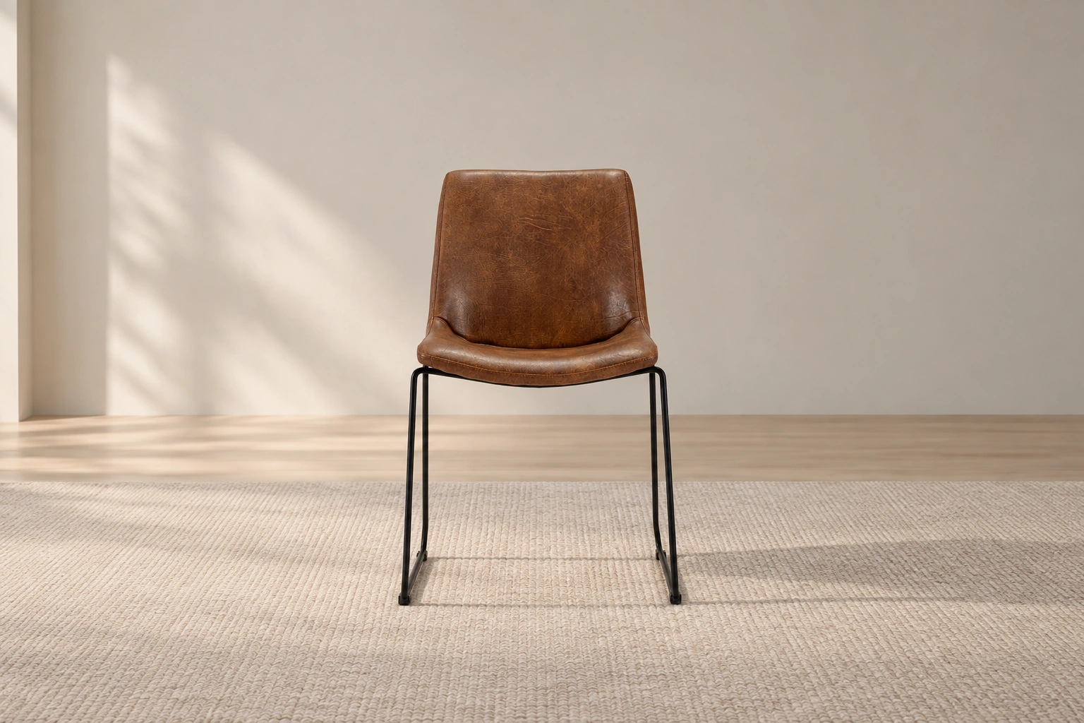 Silla de Comedor «Liana» – Marrón habano - Alt