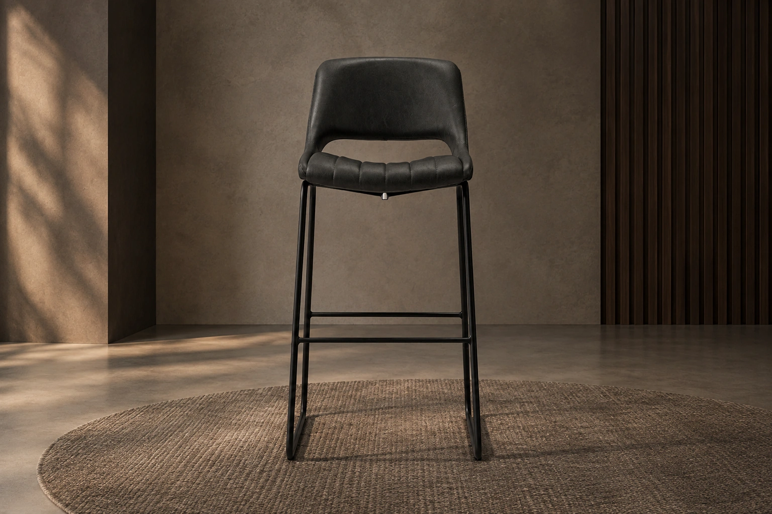 Banqueta «Veta Minimal» – Gris oscuro - Alt