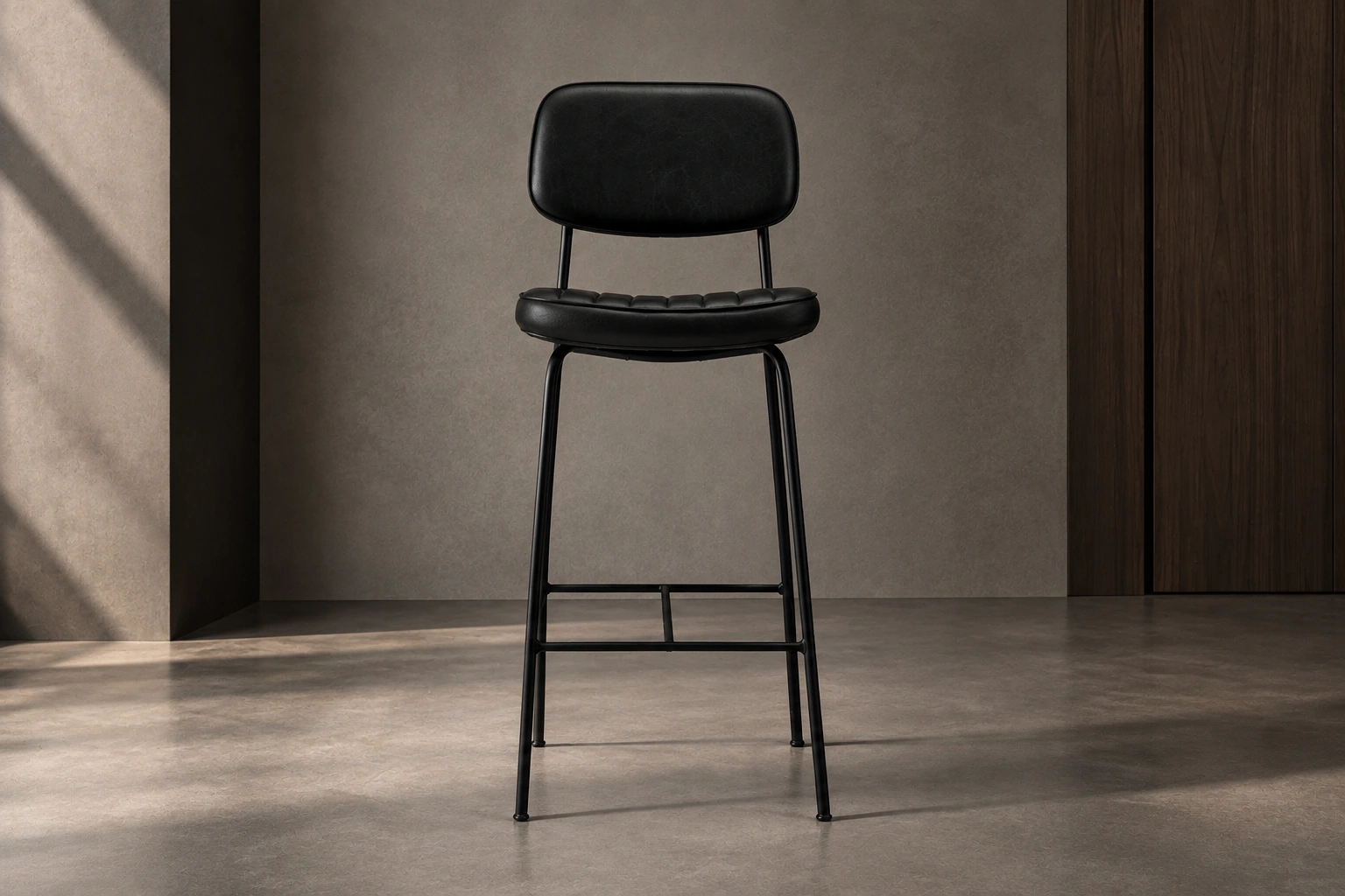 Banqueta «Kina» – Negro - Alt