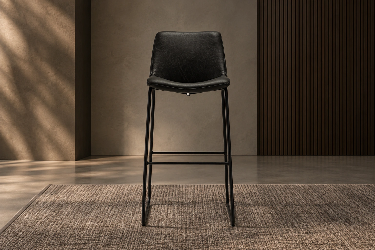 Banqueta «Liana Minimal» – Negro - Alt
