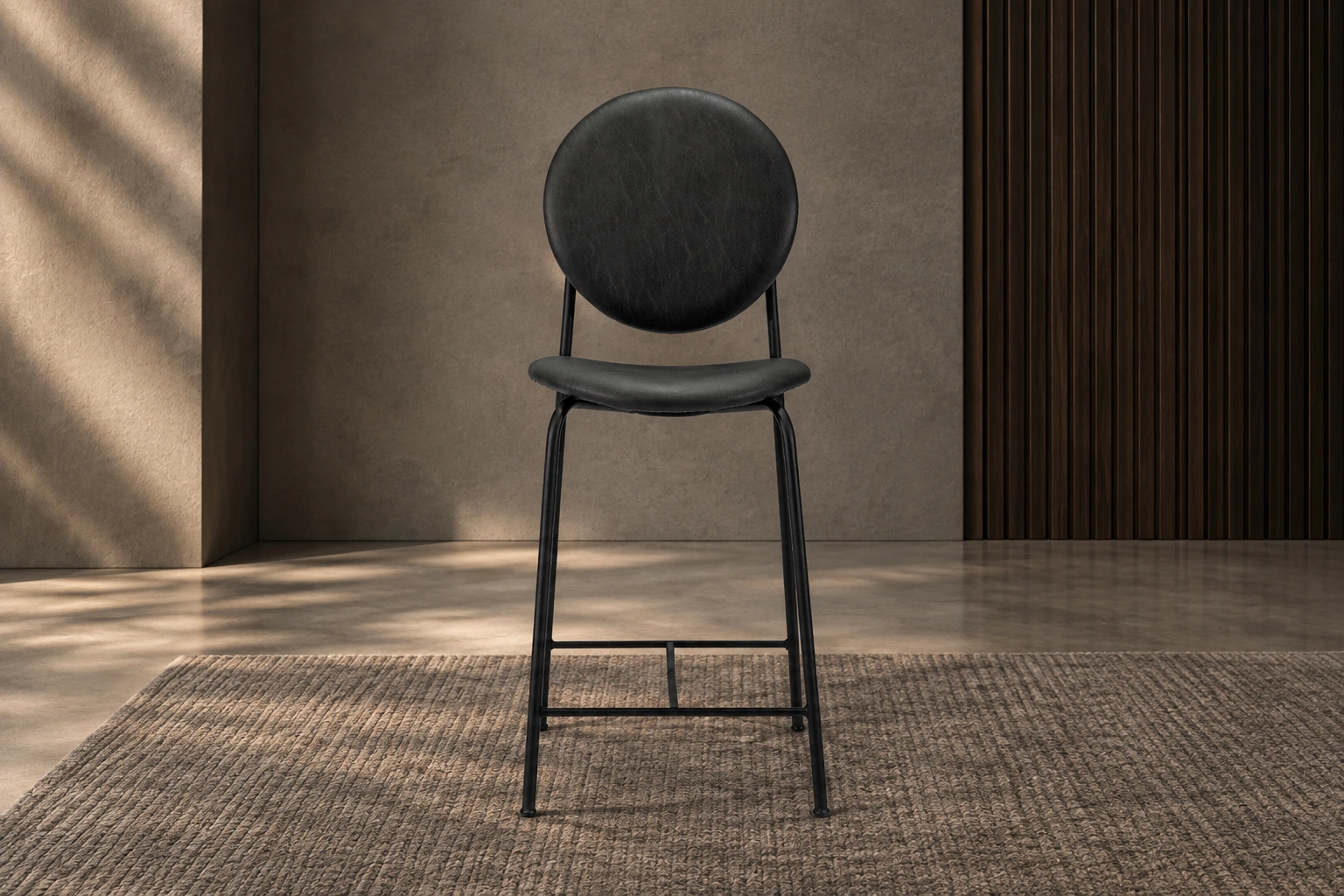 Banqueta «Manantial» – Gris oscuro - Alt