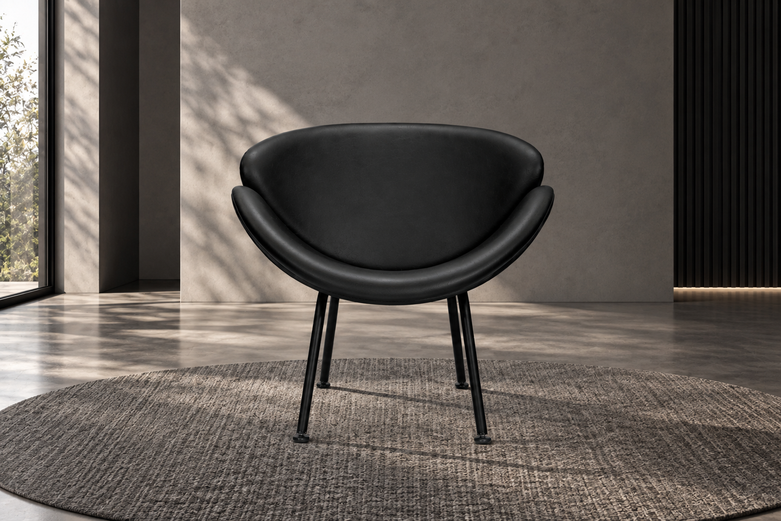 Poltrona «Asha» – Negro - Alt