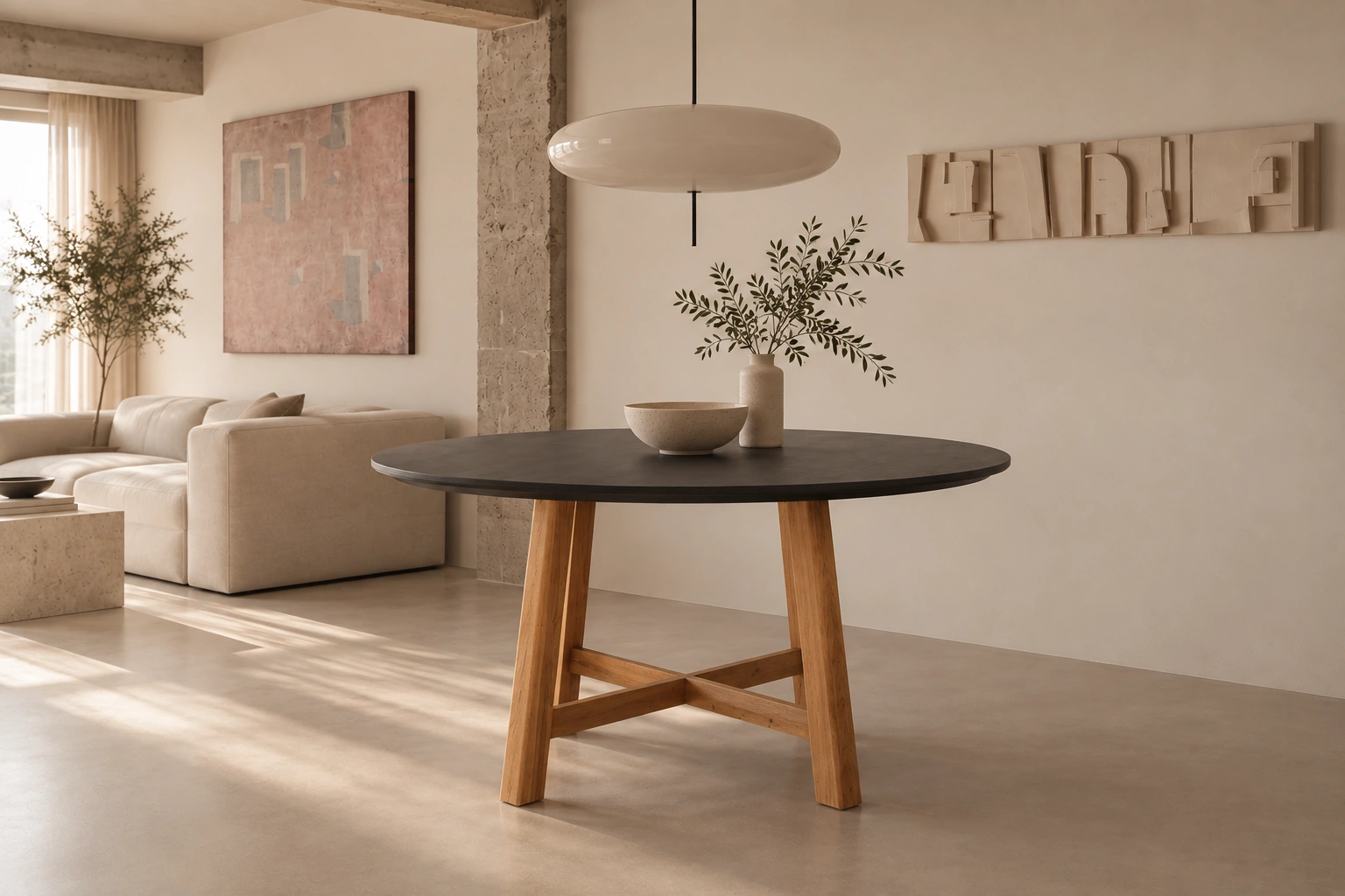 Mesa de Comedor «Cauce»- PURASTONE PRIMA ® - Alt