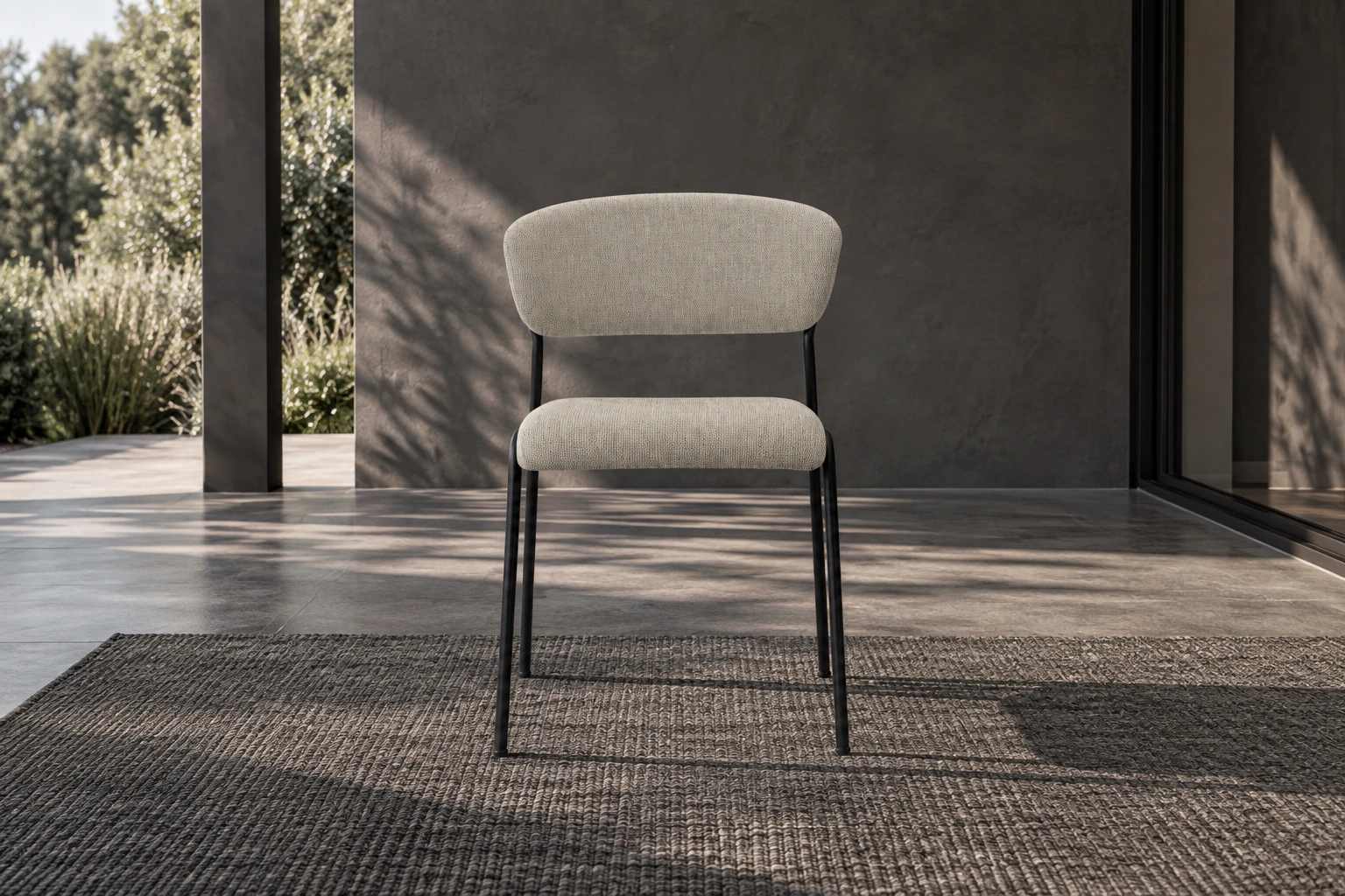 Silla de Comedor «Savia» – Blanco tramado - Alt